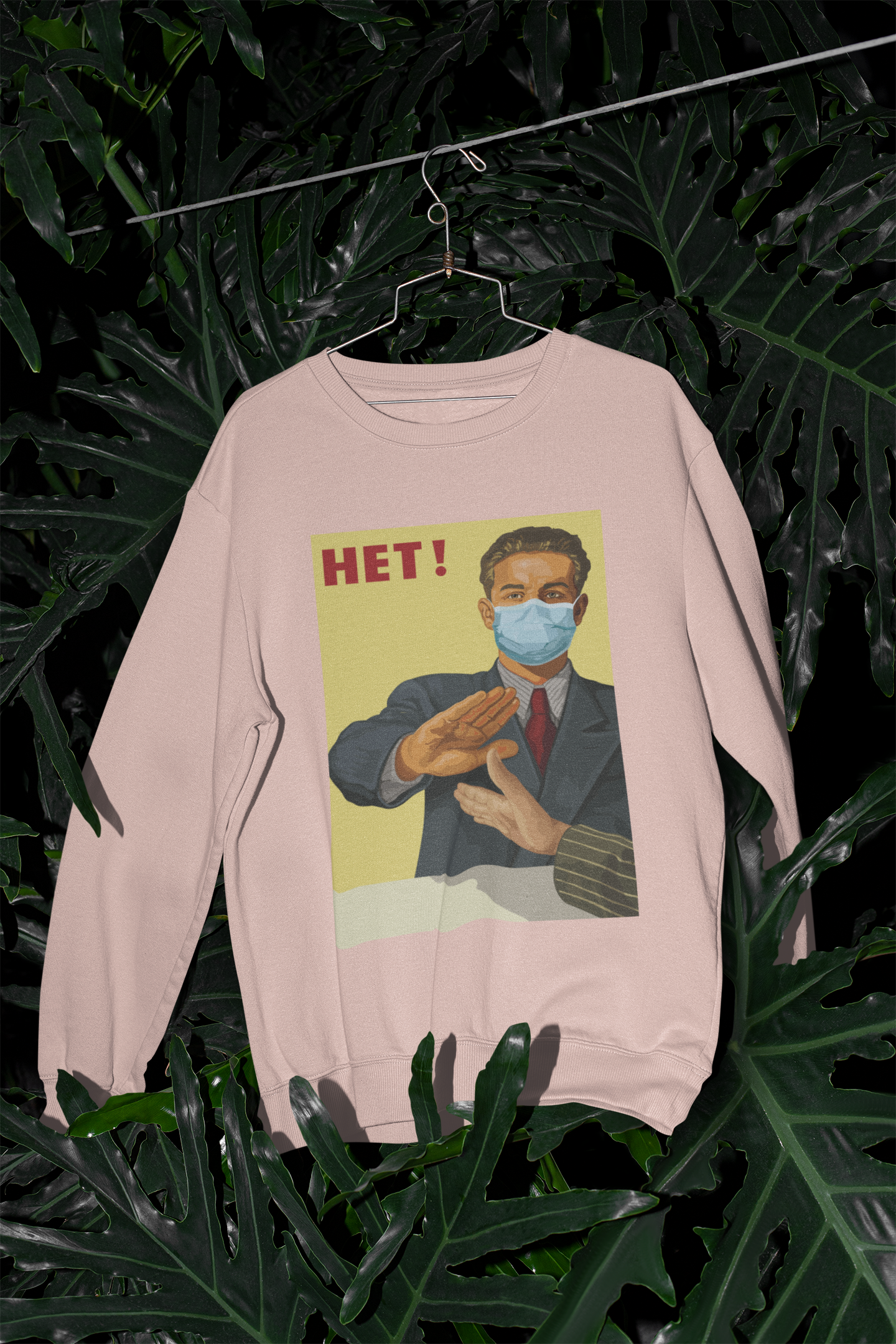Nyet! No Handshakes Unisex Sweatshirt