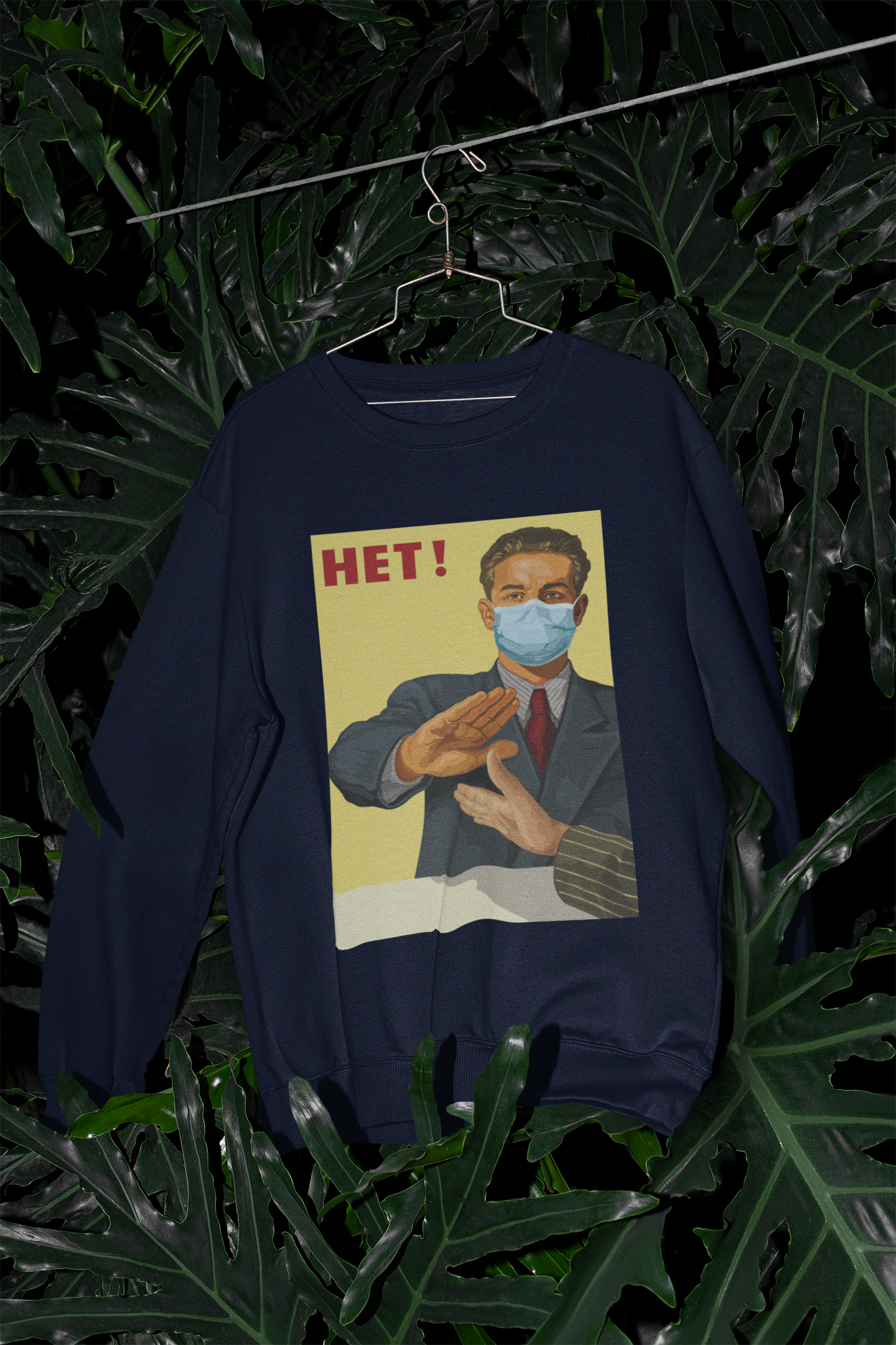 Nyet! No Handshakes Unisex Sweatshirt