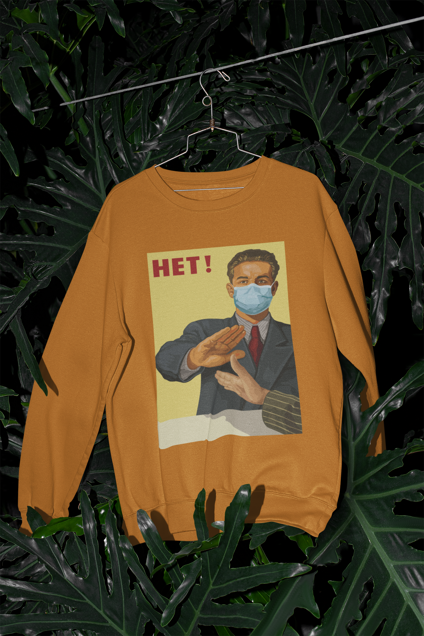 Nyet! No Handshakes Unisex Sweatshirt