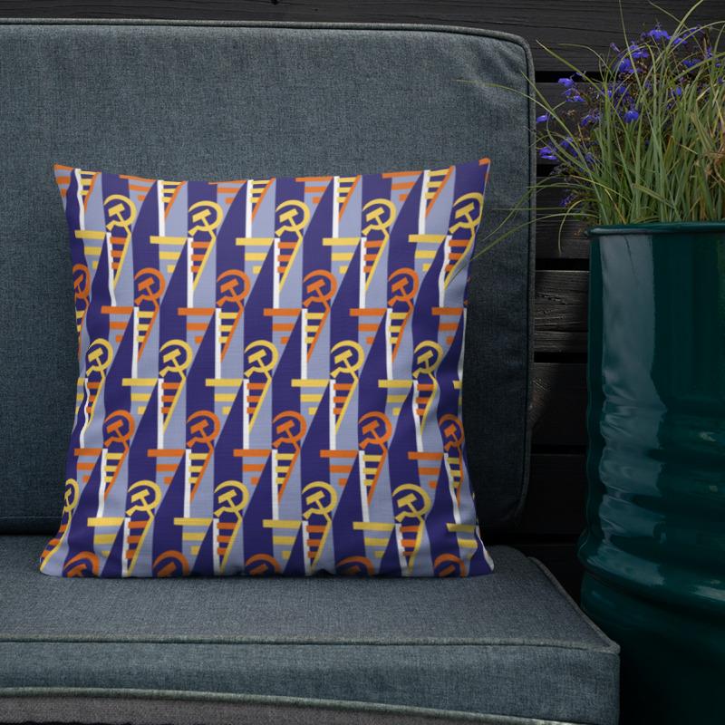 Worker&Peasant Square Pillow (Miniature Print)