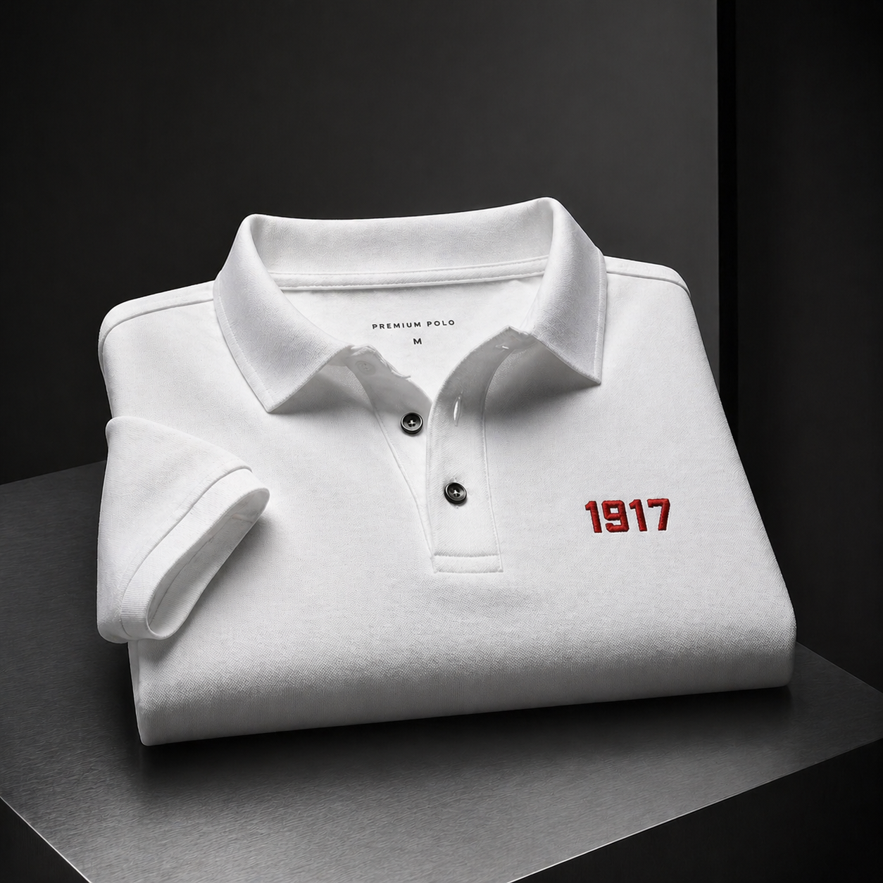 1917 Men's Premium Polo - STRATONAUT Shop