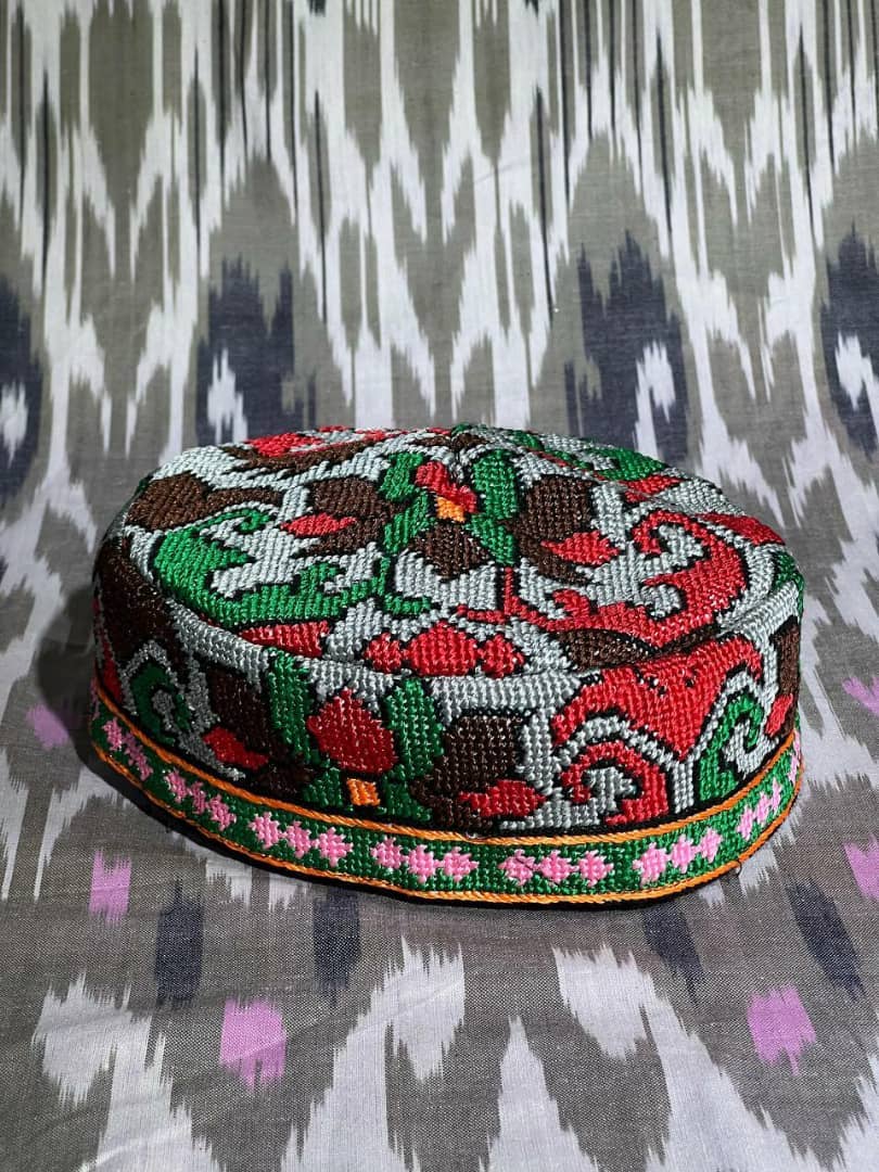 Uzbek Handmade Tubeteika Skullcap