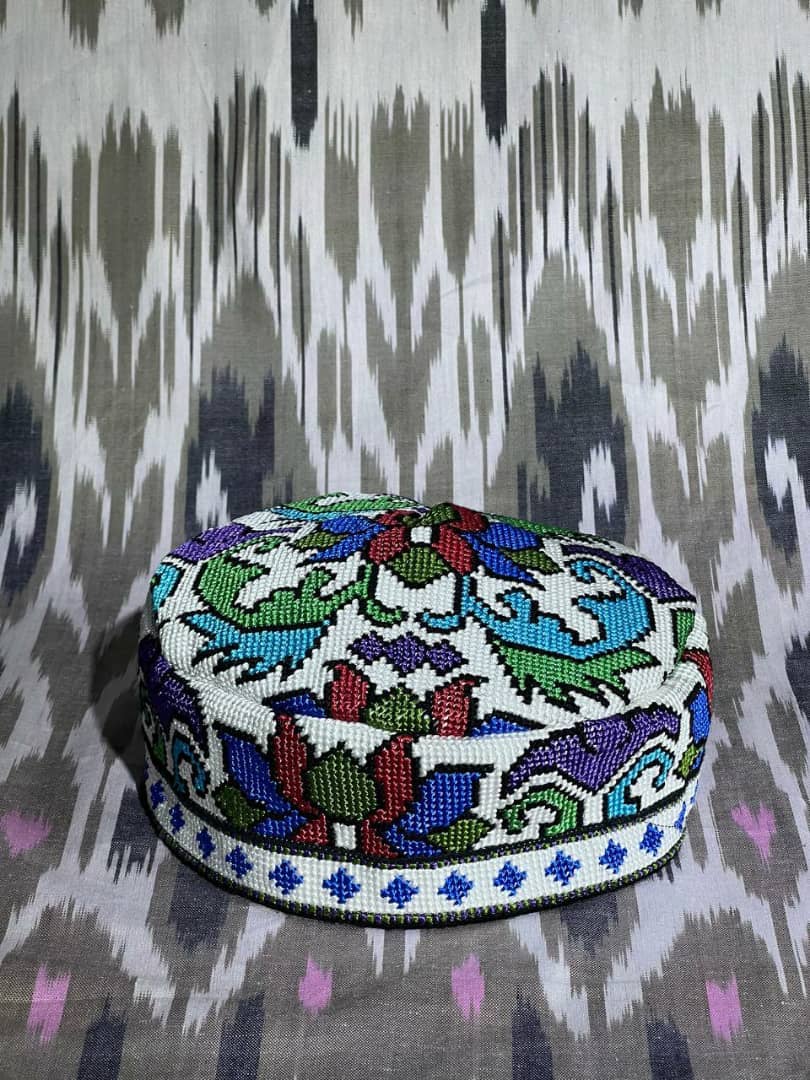 Uzbek Handmade Tubeteika Skullcap