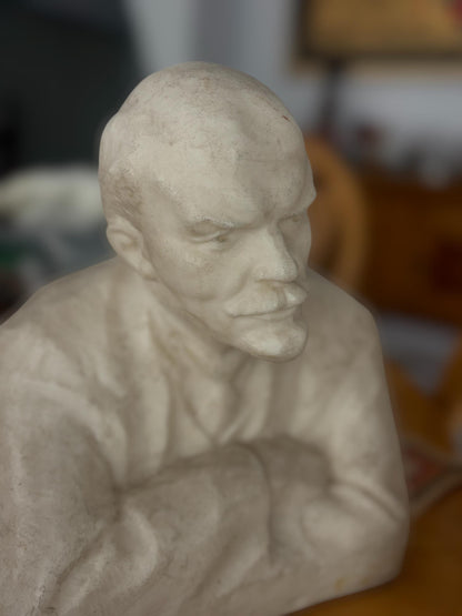 Lenin Thinks (Hard): LARGE Original 1960s Soviet Bust