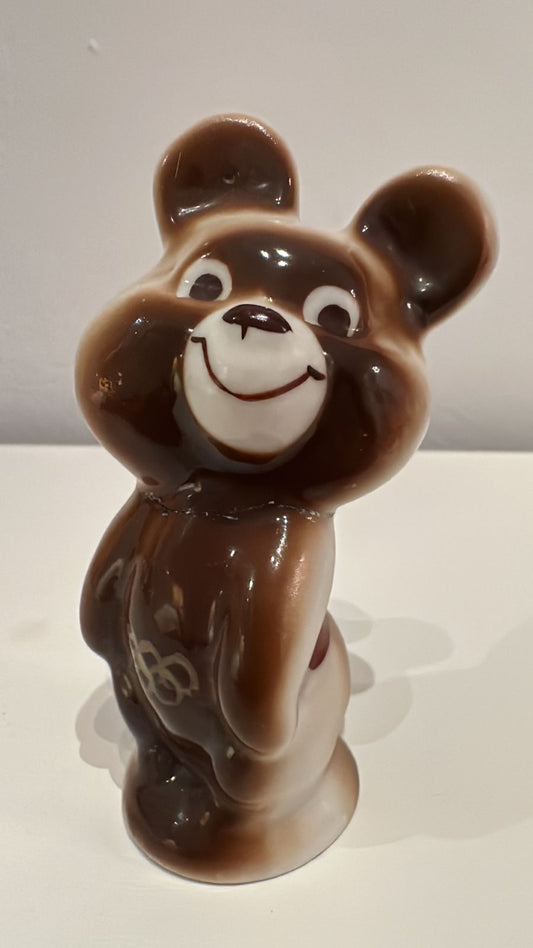 Moscow 1980 Olympic Mascot Soviet Porcelain Figurine