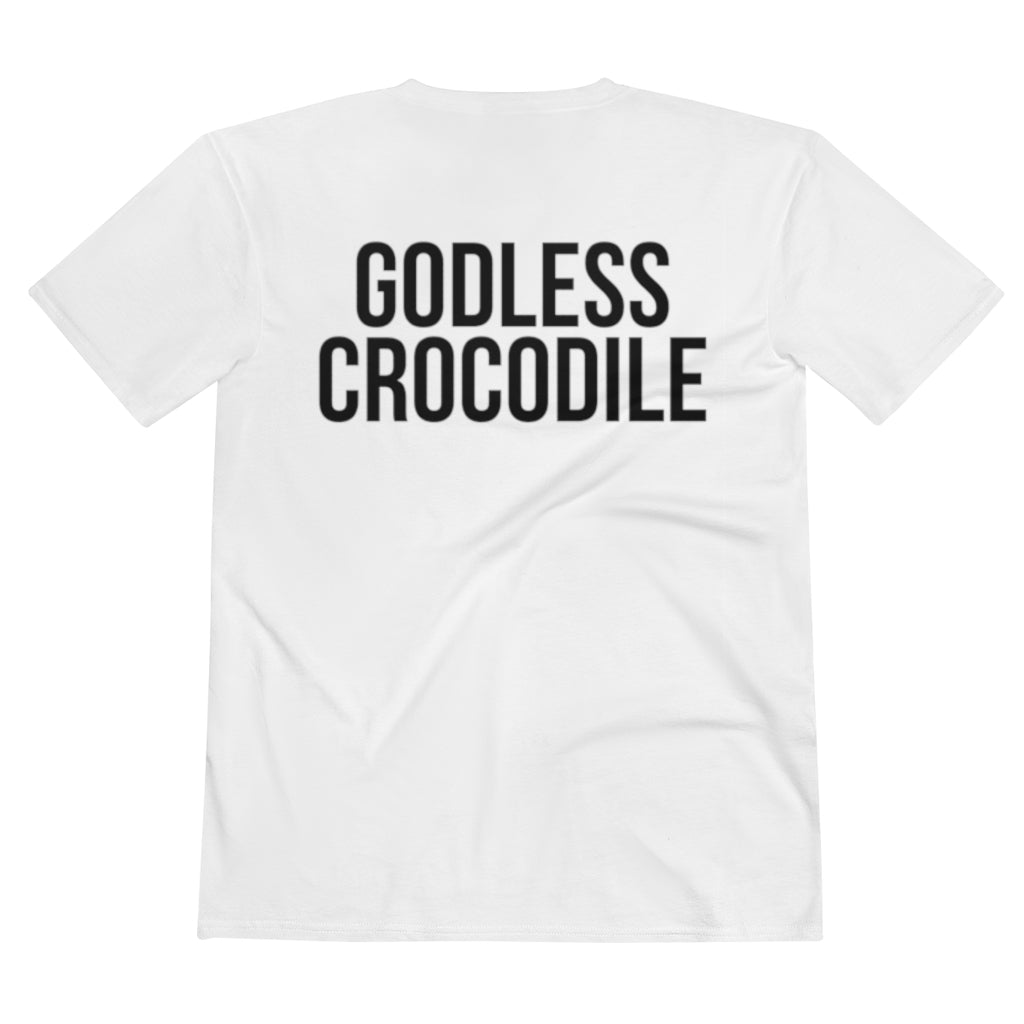 Godless Crocodile V-Neck Tee