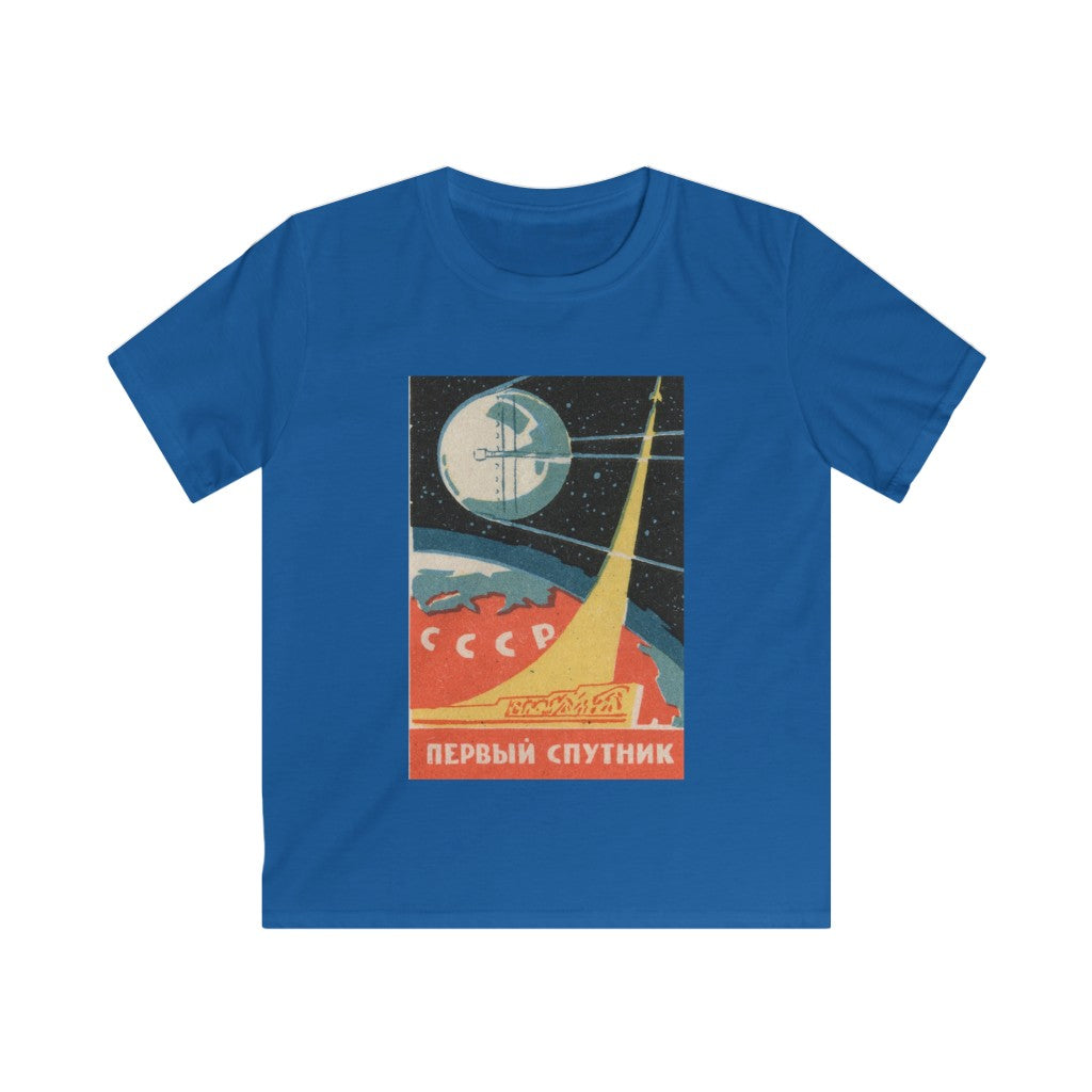 USSR Sputnik Kids Softstyle Tee