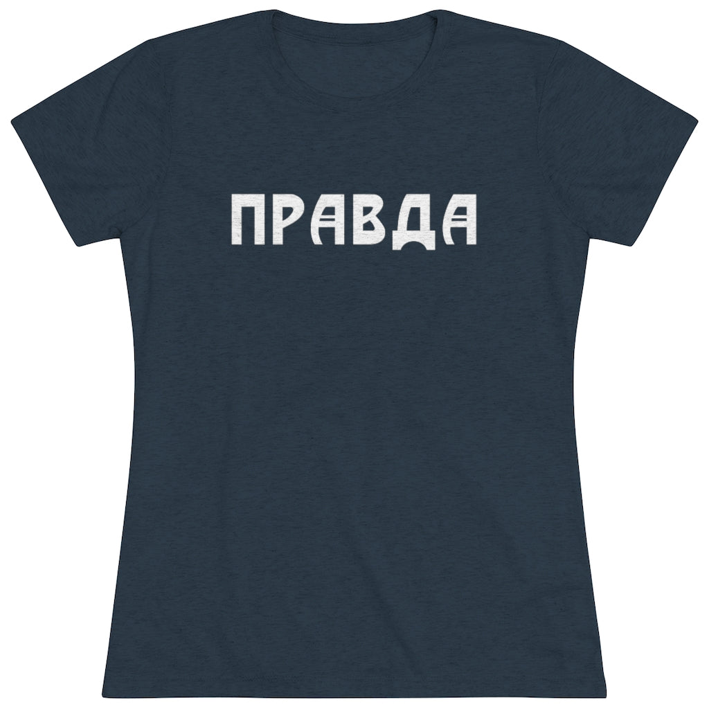 PRAVDA Ladies Triblend T-Shirt