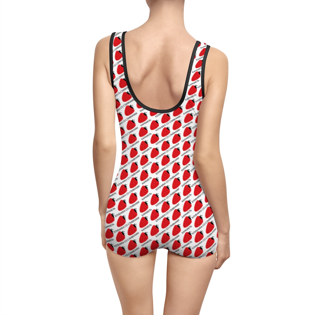 Strawberries and Cream Women's Swimsuit