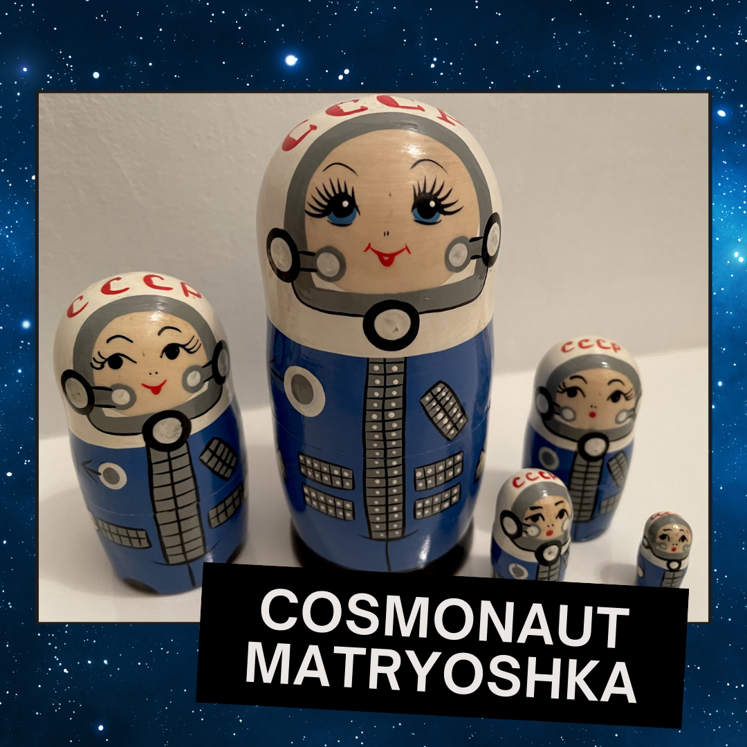 Soviet Cosmonaut Matryoshka (Blue Spacesuit)