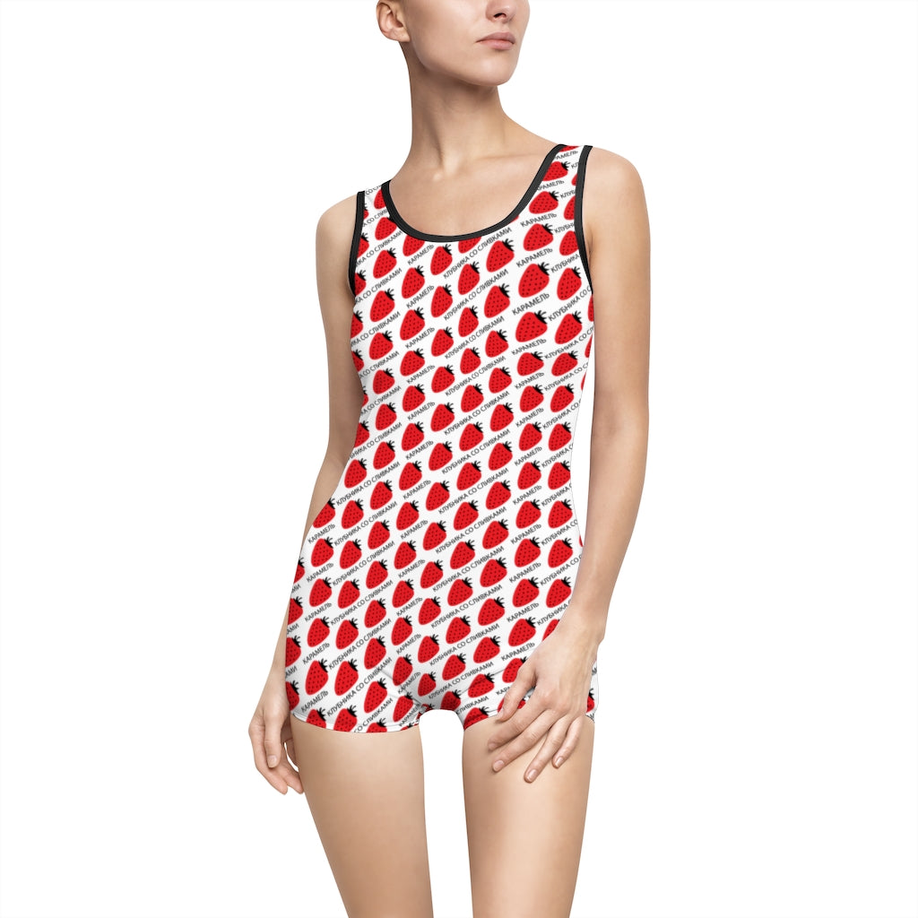 Strawberries and Cream Women's Swimsuit