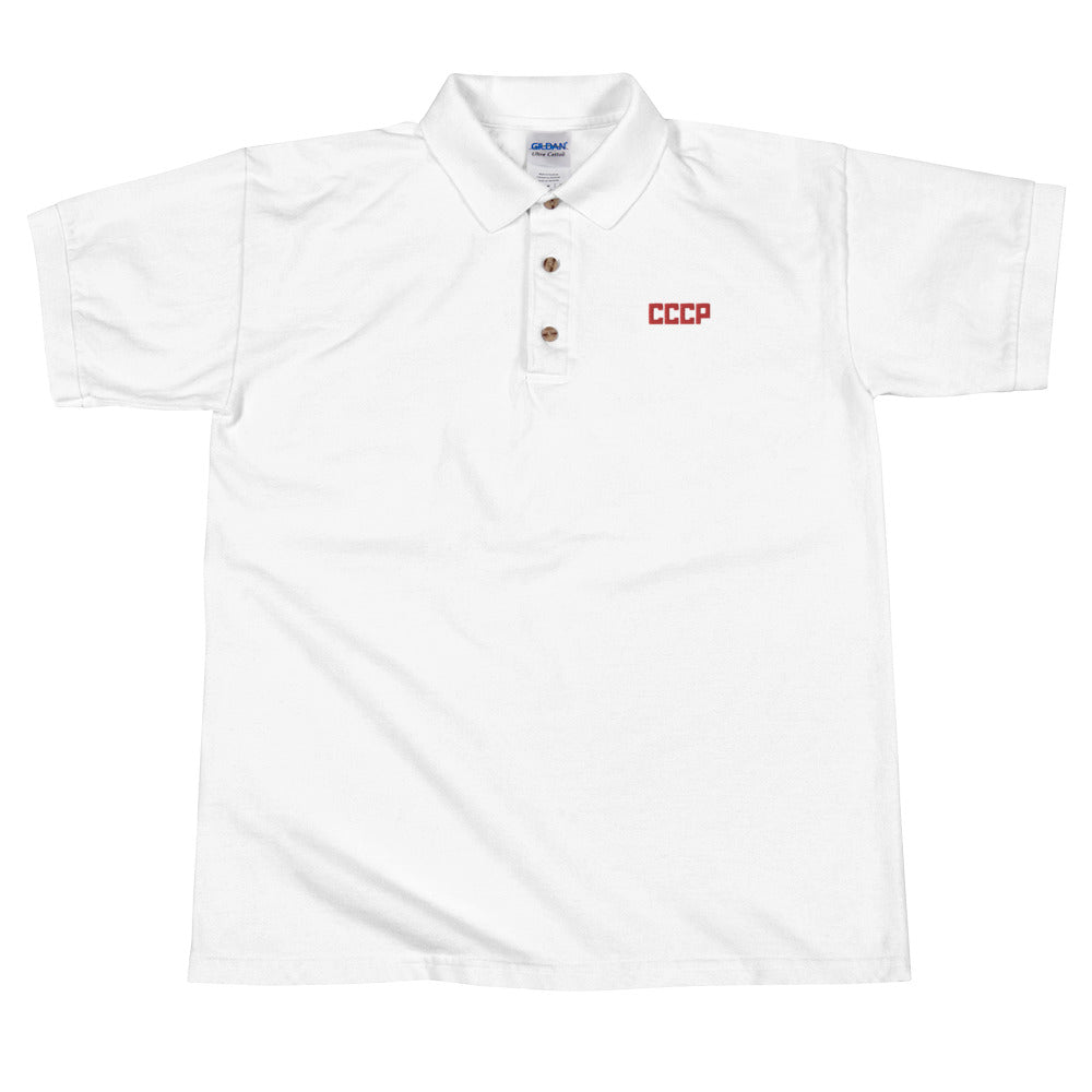 CCCP Embroidered Polo Shirt