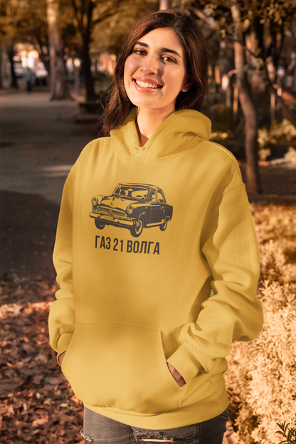 GAZ 21 Volga Premium Pullover Hoodie